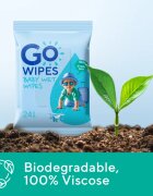 GoWipes Baby Wet Wipes finom nedves törlőkendők gyermekeknek nagyon száraz érzékeny és atópiás bőrre 24 db