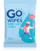 GoWipes Baby Wet Wipes nedves törlőkendők gyermekeknek születéstől kezdődően 24 db