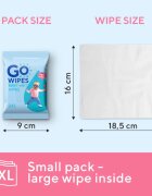 GoWipes Baby Wet Wipes nedves törlőkendők gyermekeknek születéstől kezdődően 24 db