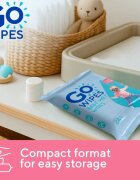 GoWipes Baby Wet Wipes nedves törlőkendők gyermekeknek születéstől kezdődően 24 db