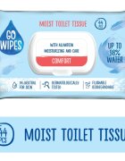GoWipes Comfort nedves WC papír az érzékeny bőrre 44 db