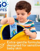 GoWipes For Kids & Juniors nedves WC papír gyermekeknek 10 db