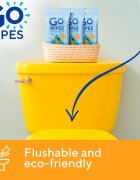 GoWipes For Kids & Juniors nedves WC papír gyermekeknek 10 db