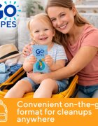 GoWipes For Kids & Juniors nedves WC papír gyermekeknek 10 db