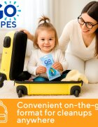 GoWipes For Kids & Juniors nedves WC papír gyermekeknek 10 db