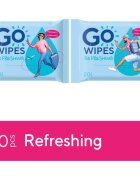 GoWipes Refreshing Wet Wipes frissítő nedves törlőkendők kézre 20 db