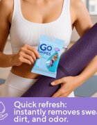 GoWipes Wet Towels frissítő nedves törlőkendők 26x20 cm 15 db