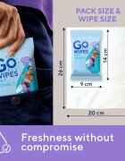 GoWipes Wet Towels frissítő nedves törlőkendők 26x20 cm 15 db