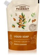 Green Pharmacy Almond & Argan Oil folyékony szappan utántöltő 460 ml