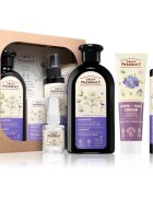Green Pharmacy Chamomile & Flaxseed oil Set ajándékszett festett hajra