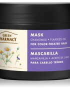Green Pharmacy Chamomile Mask intenzíven tápláló maszk a száraz és porózus hajra 300 ml