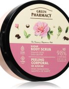 Green Pharmacy Damask Rose & Shea Butter Body Scrub cukros test peeling 200 ml