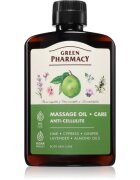 Green Pharmacy Essential oils of Lime Massage Oil masszázsolaj narancsbőrre 200 ml
