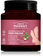 Green Pharmacy Foot Care Regenerating Sugar-Salt Oil Foot Peeling hámlasztó bőrradír lábakra 300 ml