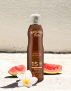 Hawaiian Tropic Glowing Protection Dry Oil Spray napvédő spray SPF 15 177 ml