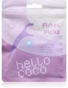 Hello Coco Floss Picks fogpiszkáló fogselyemmel 30 db