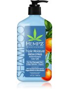 HEMPZ Triple Moisture hidratáló sampon hajra 500 ml