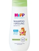 Hipp Babysanft Sensitive sampon és kondicionáló gyermekeknek születéstől kezdődően 200 ml