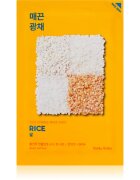 Holika Holika Pure Essence Rice szövet arcmaszk az arcbőr élénkítésére és vitalitásáért 23 ml