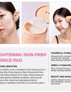 House of Hur Brightening Skin Prep Essence Pad tonizáló párnák egységesíti a bőrszín tónusait 140 ml