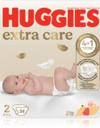 Huggies Extra Care Size 2 eldobható pelenkák 3-6 kg 24 db