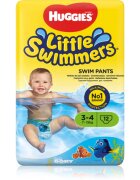 Huggies Little Swimmers 3-4 eldobható úszópelenkák 7-15 kg 12 db
