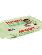 Huggies Natural Care tisztító törlőkendő aloe verával 56 db