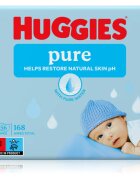 Huggies Pure tisztító törlőkendő 3x56 db