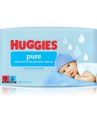 Huggies Pure tisztító törlőkendő gyermekeknek születéstől kezdődően 56 db