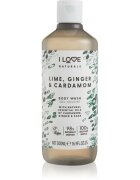 I Love Naturals Lime Ginger & Cardamom tusfürdő gél 500 ml