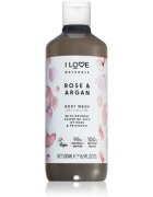 I Love Naturals Rose & Argan bódító illatú tusfürdő rózsa illattal 500 ml