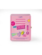 I Love Vibe Tribe ajándékszett pléh doboz