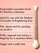 ICONIC London Highlight & Blush Brush kétvégű arcpirosító és kontúrozó ecset 1 db