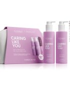 ICONIQUE Professional CARING LIKE YOU Set Shampoo 250 ml Conditioner 250 ml BrushArt Brush ajándékszett a hajra és a fejbőrre