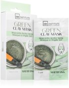 IDC INSTITUTE Green Clay Mask tisztító és mattító arcmaszk bambuszvajjal 3x8 g