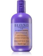 Inebrya BLONDesse No-Orange Shampoo tápláló sampon semlegesítő réz alaptónusok 300 ml