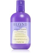Inebrya BLONDesse No-Yellow Shampoo sampon a sárga tónusok neutralizálására szőke és ősz hajra 300 ml
