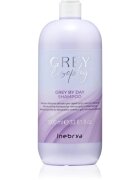 Inebrya Greylosophy Grey By Day Shampoo tonizáló sampon ősz hajra 1000 ml