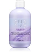 Inebrya Greylosophy Grey By Day Shampoo tonizáló sampon ősz hajra 300 ml