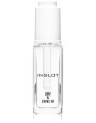 Inglot Dry & Shine NF körömlakk száradását gyorsító fedőlakk pipettával 9 ml