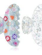 invisibobble Clipstar Cosmic Glow hajcsattok M méret 2 db