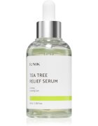 iUnik Tea Tree Relief Serum nyugtató arcszérum az aknéra hajlamos érzékeny bőrre 50 ml