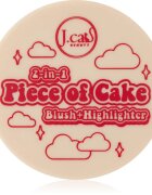 J.Cat Beauty 2 In 1 Piece Of Cake élénkítő arcpirosító árnyalat Perfect Pear 12.1 g