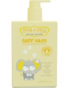 Jack N’ Jill Natural Bathtime Baby Wash gyengéd tusfürdő gél újszülötteknek 300 ml