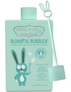 Jack N’ Jill Natural Bathtime Blissful Bubbles habfürdő buborékfújóval 300 ml