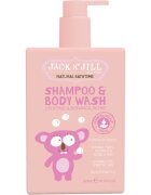 Jack N’ Jill Natural Bathtime Shampoo & Body Wash sampon és tusfürdő gél gyermekeknek 300 ml