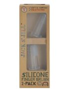 Jack N’ Jill Silicone ujjra húzható fogkefe gyermekeknek gyenge 6-18 hónapos 2 db
