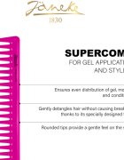 Janeke Supercomb For Gel Application and Styling kefe gélek felviteléhez 1 db