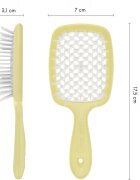 Janeke The Original SuperBrush Small kis lapos hajkefe hajra Yellow 1 db