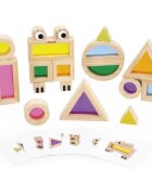 Janod Sensory Game Translucent Blocks interaktív játék 12m+ 12 db